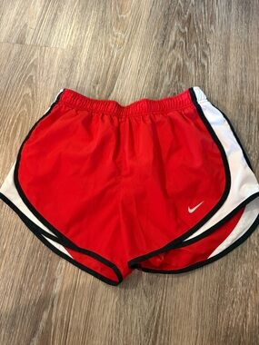Nike Women's Red Athletic Running Shorts
